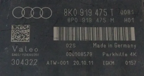Módulo Estacionamento Audi A4 A5 2008 - 2012 / 8k091975t