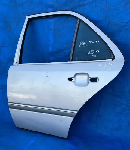 Porta Traseira Esquerda C180 C230 1994 A 1999 Traseira Esquerda Prateado
