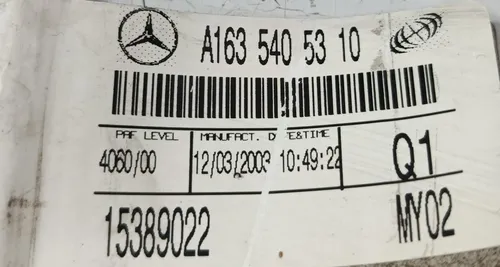 Auxílio De Estacionamento Pdc Mercedes Ml500 2005