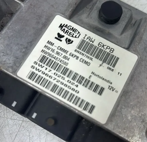 Módulo Injeção Peugeot 308 408 2.0 2012 9667298580 / Iaw6kpb