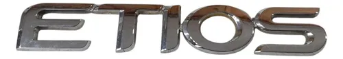 Emblema Letreiro Tampa Traseira Etios 2015 2016 Prateado Emblema Letreiro Tampa Traseira Etios 2015 2016 Prateado