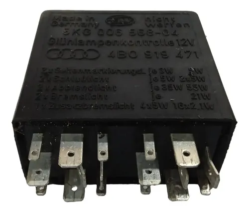 Relé Módulo Limpador Audi A3 2001 - 2005 / 4b0919471    12
