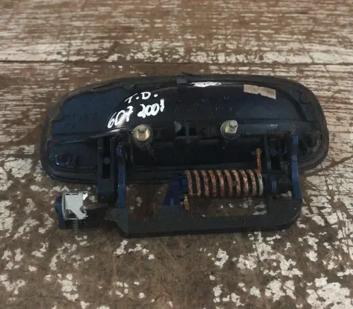 Maçaneta Externa Traseira Direita Peugeot 607 2001 Preto
