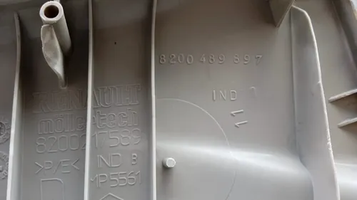 Acabamento Direito Vidro Fixo Grand Scenic 2008 - 2012 Cinza