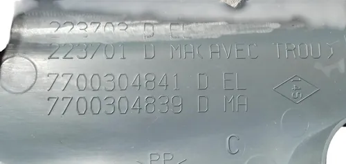Acabamento Interno Retrovisor Direito Kangoo 2005 - 2012